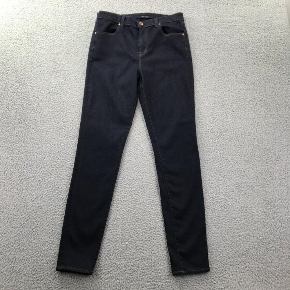 J BRAND Womens Size 30 Maria After Dark Wash Stretch Denim Mid Rise Skinny Jeans